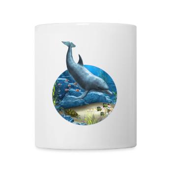 The World Of The Dolphin - Tasse - Weiß - Vorne