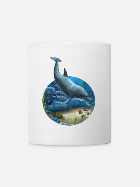The World Of The Dolphin - Mug - white