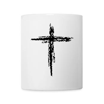 cross - Mug - white - Front