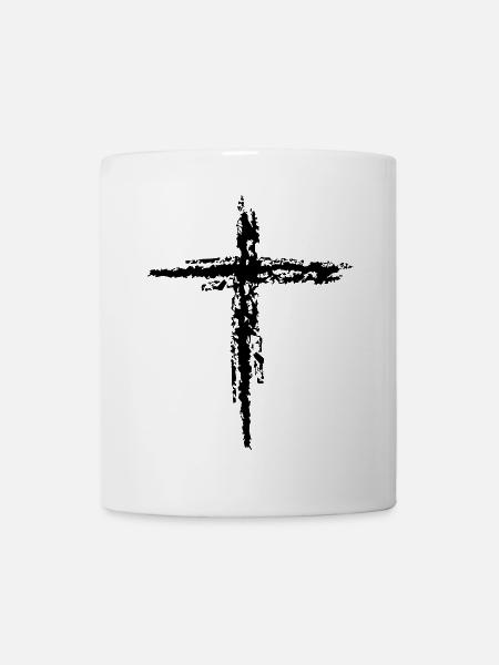cross - Mug - white