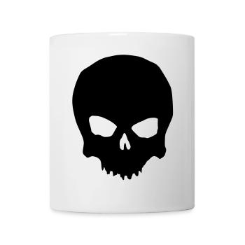 Skull - Mug - white - Front