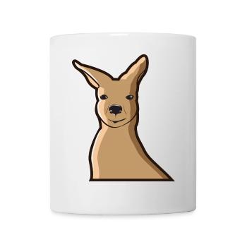 Kangaroo Kangaroo Australia Marsupial Pouch - Mug - white - Front