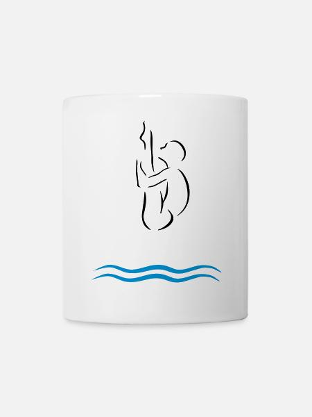 High diving - Mug - white