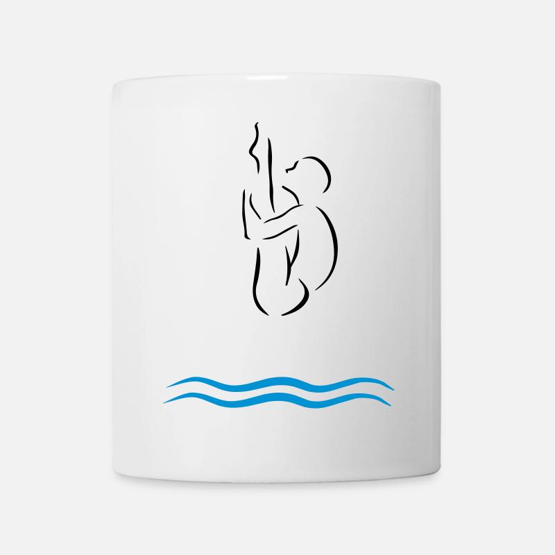 Turmspringen - Tasse - Weiß