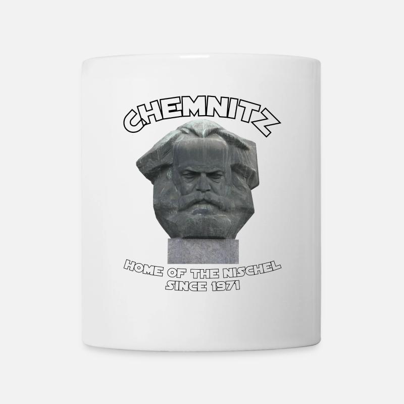 Chemnitz home of the Nichel - Mug blanc - blanc