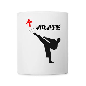 Karate - Tasse - Weiß - Vorne