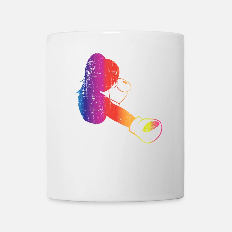 Boxe - Mug blanc - blanc