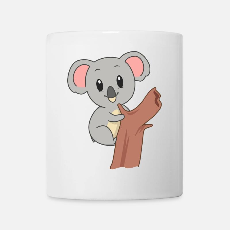 Süßer Klettermaxe Koala - Tasse - Weiß