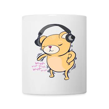 Tanzender Bär - Tasse - Weiß - Vorne