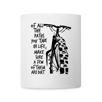 Dirty Bike T shirts - Mug - white - Front