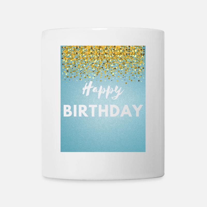Bon anniversaire - Mug blanc - blanc