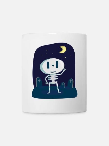 squelette - Mug blanc - blanc