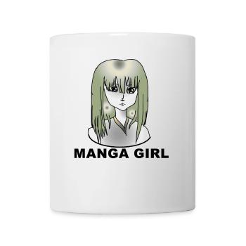 Fille manga - Mug blanc - blanc - Devant