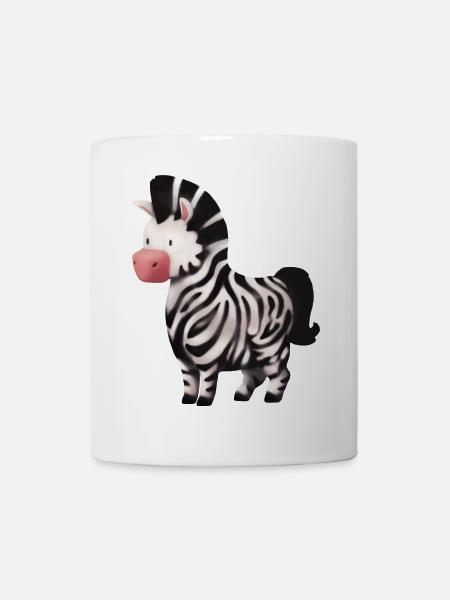 Illustration de zèbre - Mug blanc - blanc