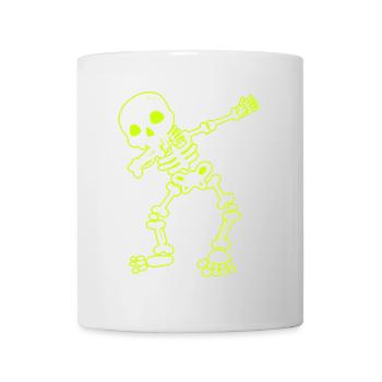 Halloween Dab Dance Squelette I esprit Dabbender - Mug blanc - blanc - Devant