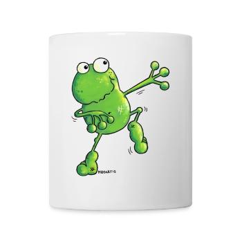 Green Power Frosch - Frösche - Tasse - Weiß - Vorne
