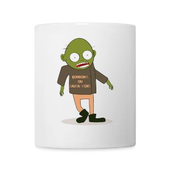 Zombie greedy - Mug - white - Front