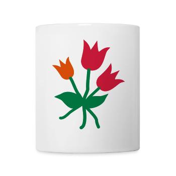 tulpen - Tasse - Weiß - Vorne