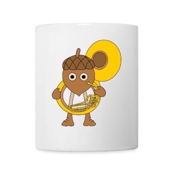 Tuba Nut - Mug - white - Front