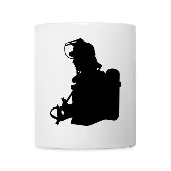 Feuerwehrmann - Tasse - Weiß - Vorne