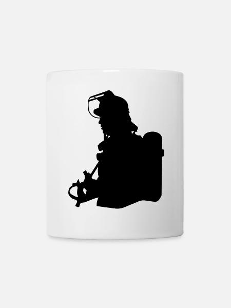 Feuerwehrmann - Tasse - Weiß