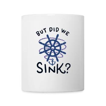 Bateau voile cadeau de capitaine - Mug blanc - blanc - Devant