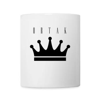 Ortak Logo mit Krone - Tasse - Weiß - Vorne