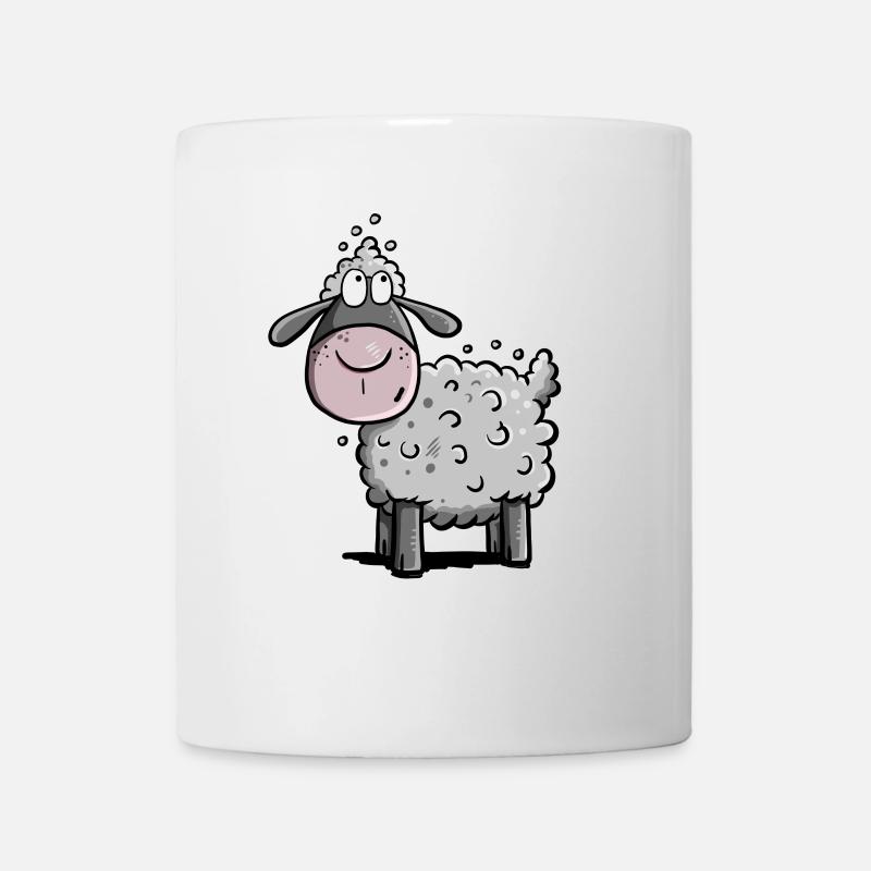 Ich Kam Ich Sah Ich Graste Schaf I Geschenk Lustig - Tasse - Weiß