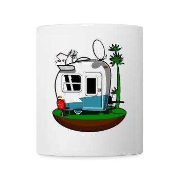 Caravane - Mug blanc - blanc - Devant