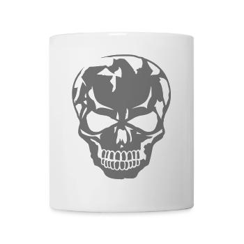 Totenschädel - Tasse - Weiß - Vorne