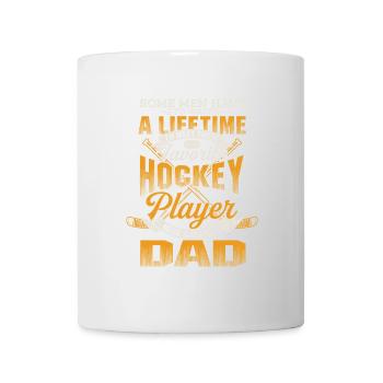 Ice Hockey Papa Player Child Son Daughter Gift - Mug - white - Front