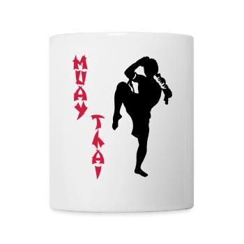 Muay Thai - Tasse - Weiß - Vorne