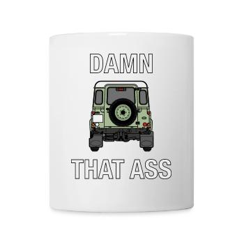 Defender - Verdammt, dass Arsch - Tasse - Weiß - Vorne