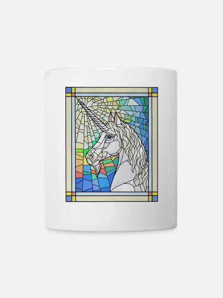 Unicorn In Glass - Mug - white