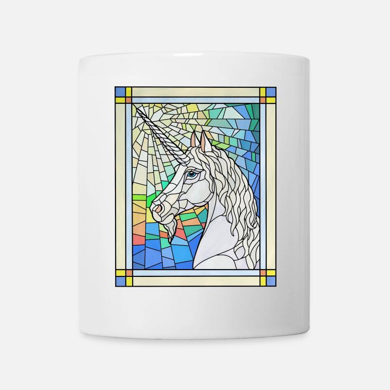 Unicorn In Glass - Mug - white