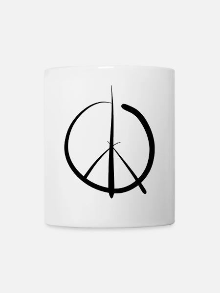 Peace - Mug blanc - blanc