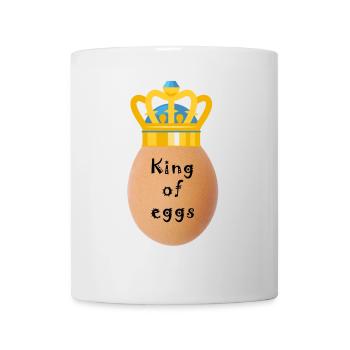 King of Eggs Crown - Mug - white - Front