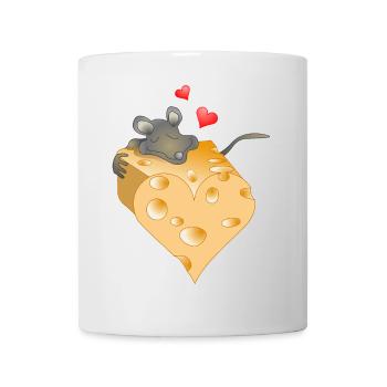 Cheesy Valentine - Mug - white - Front