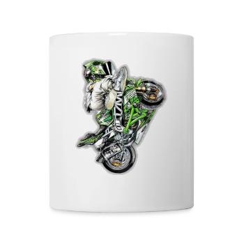Stunt biker - Mug - white - Front