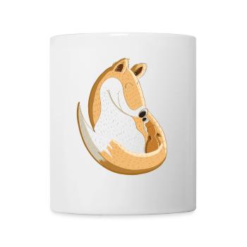Fuchs Mit Baby I Schwangerschaft I Kinder Geschenk - Tasse - Weiß - Vorne
