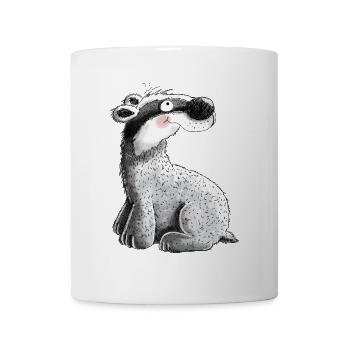 Niedlicher Dachs I Tiermotiv I Tiere Comic - Tasse - Weiß - Vorne