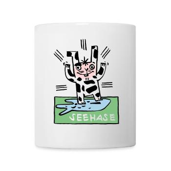 Seehase - Tasse - Weiß - Vorne