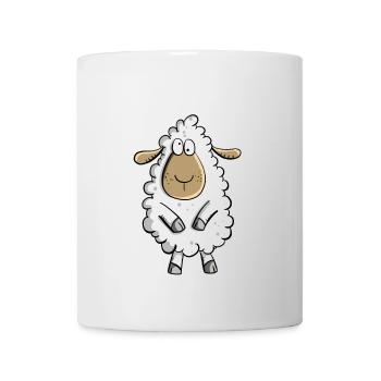 Echt Schaf I Cooles Schäfchen Comic Geschenk Fun - Tasse - Weiß - Vorne