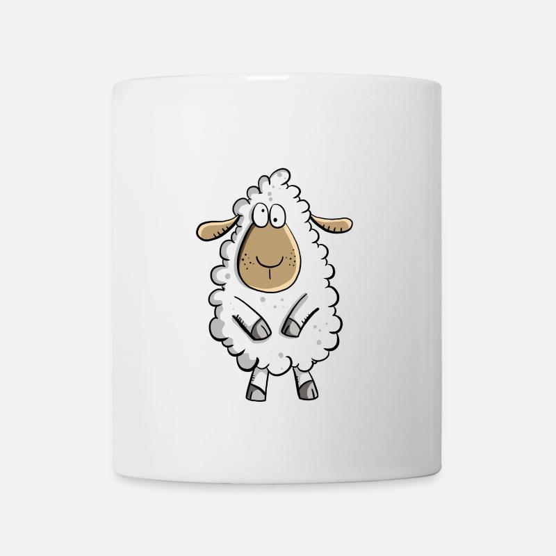 Echt Schaf I Cooles Schäfchen Comic Geschenk Fun - Tasse - Weiß