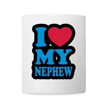 I love my nephew - Mug - white - Front