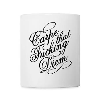 Carpe that fucking diem - Mug - white - Front