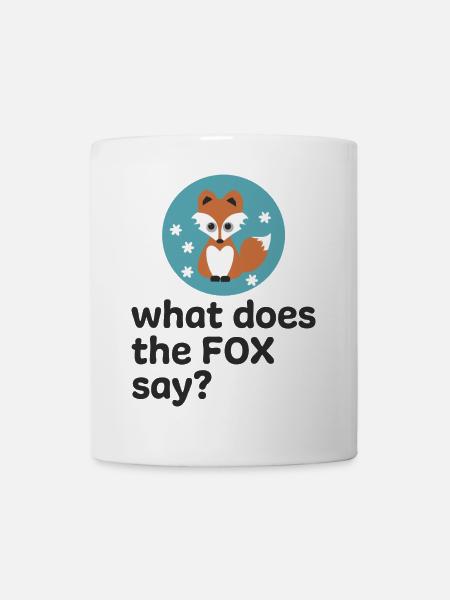 funny fox - Mug - white