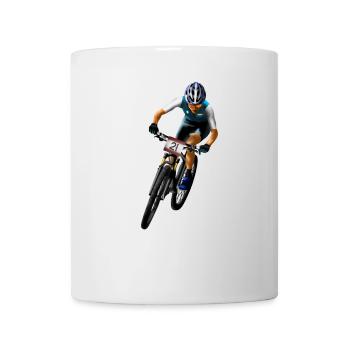 mountainbike - Mug - white - Front