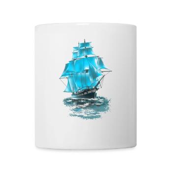 sailing ship - Mug - white - Front
