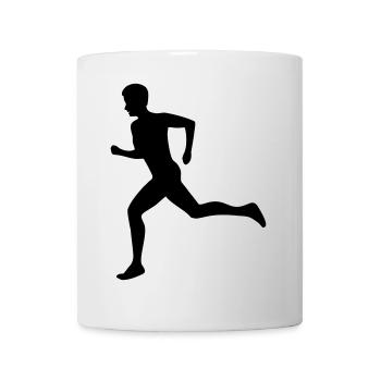Laeufer Leichtathletik Sport - Tasse - Weiß - Vorne